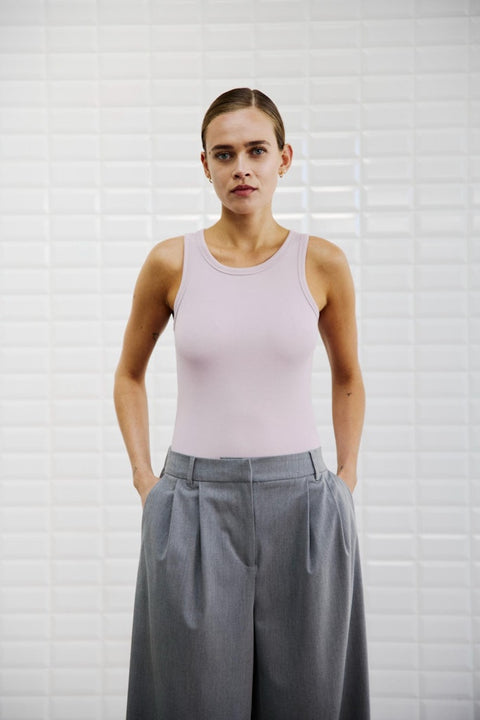 With Black - WBLDORDI TANK - lavender s laven / top