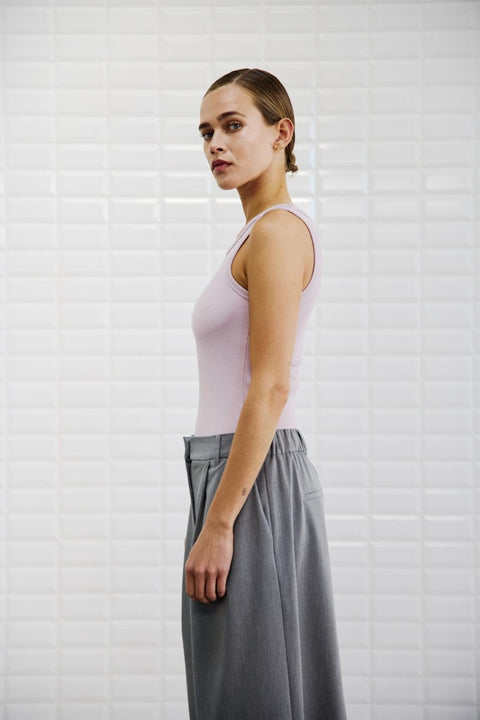 With Black - WBLDORDI TANK - lavender s laven / top