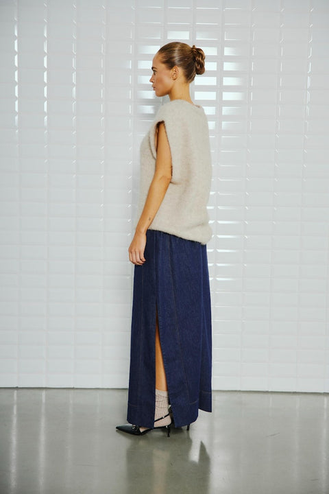 With Black - WBLSTELLA ALPACCA - almond mel frost