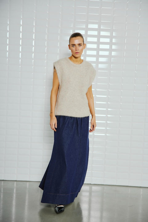 With Black - WBLSTELLA ALPACCA - almond mel frost