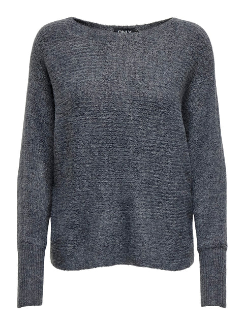 Only NOOS - 15168705 ONLDANIELLA L/S PULLO - Ombre Blue/MELAN / sweater