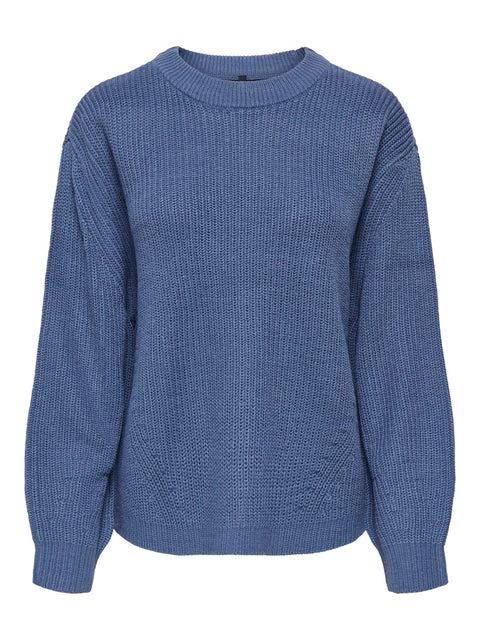 Only NOOS - 15361110 ONLMILOUZ LS RIB PULL - Vintage Indigo / sweater