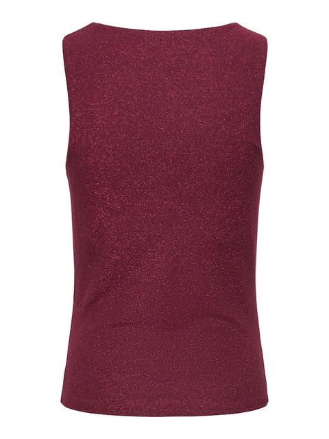 Only NOOS - 15356494 ONLEA GLITTER S/L 2-W - Chocolate Truffl / top