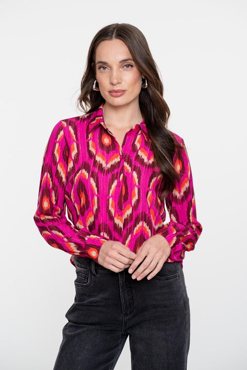 Geisha - Blouse 53635-20 - 420 pink/fuchsia
