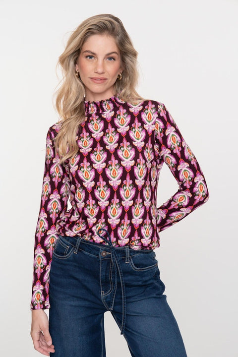 Geisha - Blouse/top 52883-60 - 420 pink/green