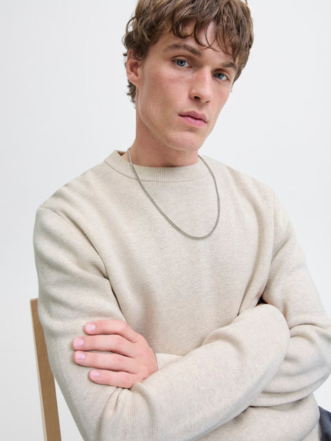 Jack & Jones - 12259666 JPRBLAMILANO STITCH K - Cloud Dancer/Mel
