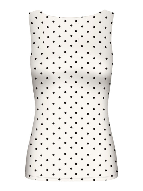 Only - 15348826 ONLLONE AOP 2-WAY S/L - Cloud Dancer/SMA