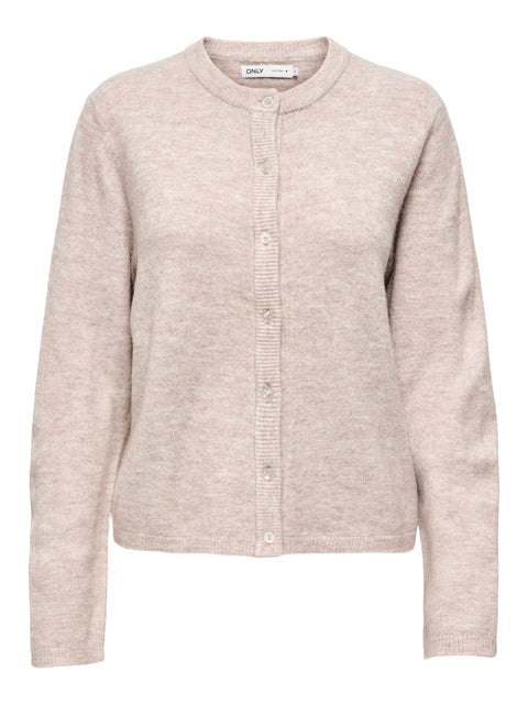 Only NOOS - 15368980 ONLSIMONI L/S O-NECK - Pumice Stone/MEL