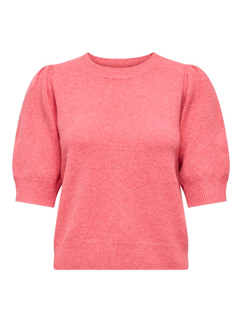 Only NOOS - 15318551 ONLRICA LIFE 2/4 PULL - Sun Kissed Coral / top