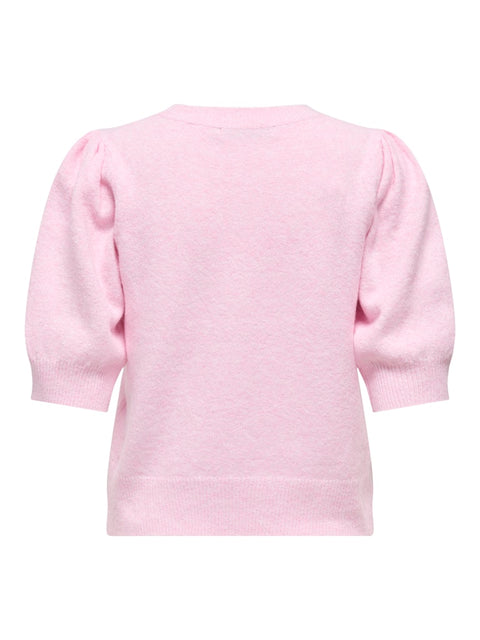 Only NOOS - 15318551 ONLRICA LIFE 2/4 PULL - Pink-A-Boo/Melan / top