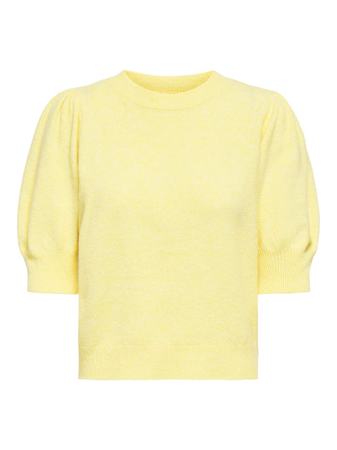 Only NOOS - 15318551 ONLRICA LIFE 2/4 PULL - Double Cream/Mel / top
