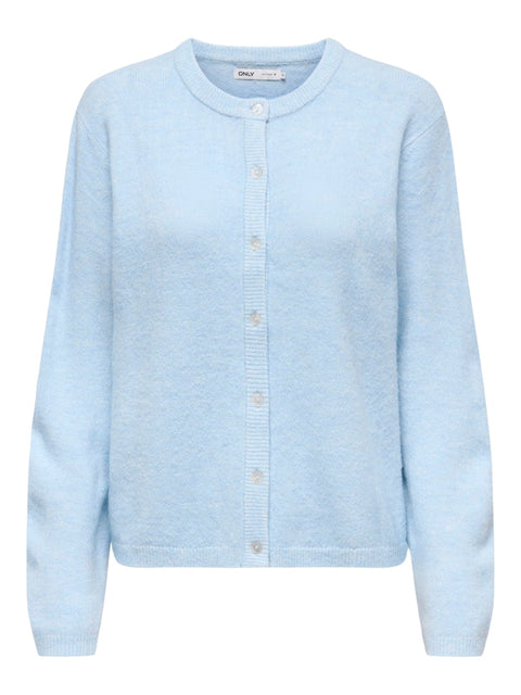 Only NOOS - 15368980 ONLSIMONI L/S O-NECK - Cashmere Blue/ME