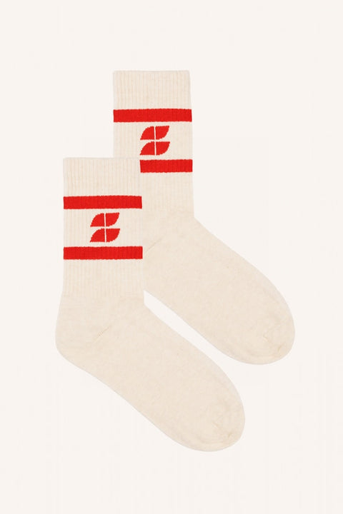 By Bar - Logo oyster grey - 305 poppy red