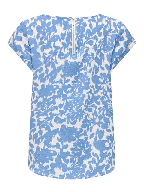 Only NOOS - 15161116 ONLVIC S/S AOP TOP NO - Riviera/FOREST F / top