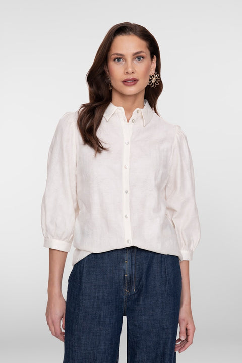 Geisha - 63150-32 - 10 off-white / blouse
