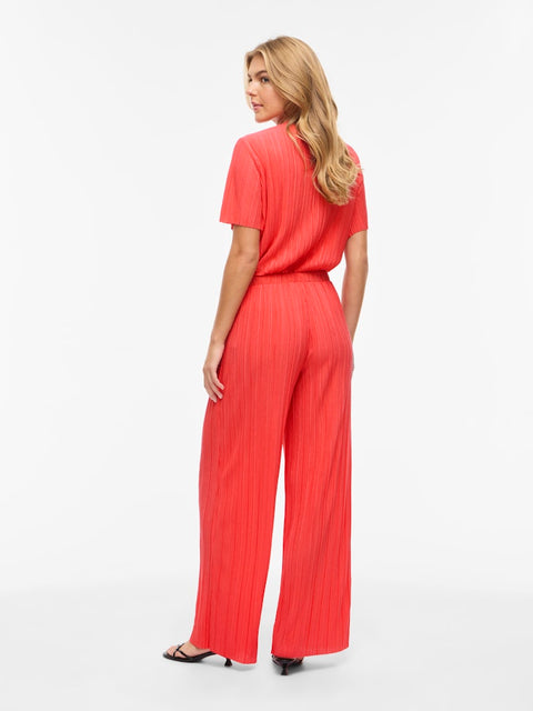 Vila - 14089681 - Hibiscus / pants