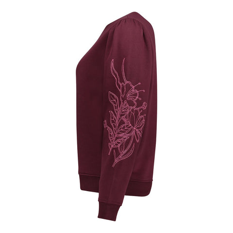 Geisha - 62547-24 - 480 burgundy/fuc / sweater