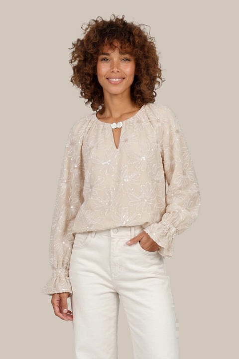 G-maxx - 26NOG21 - 014 sand / blouse