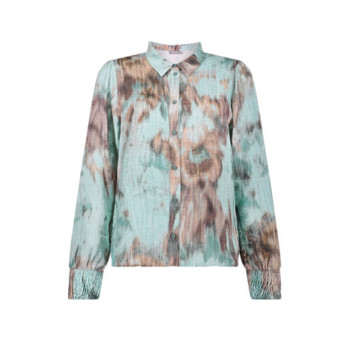 Geisha - 63658-20 - 735 camel/mint / blouse
