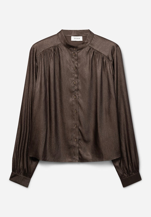 Aaiko - LIV PES 516 - 191012 DARK MOCH / blouse