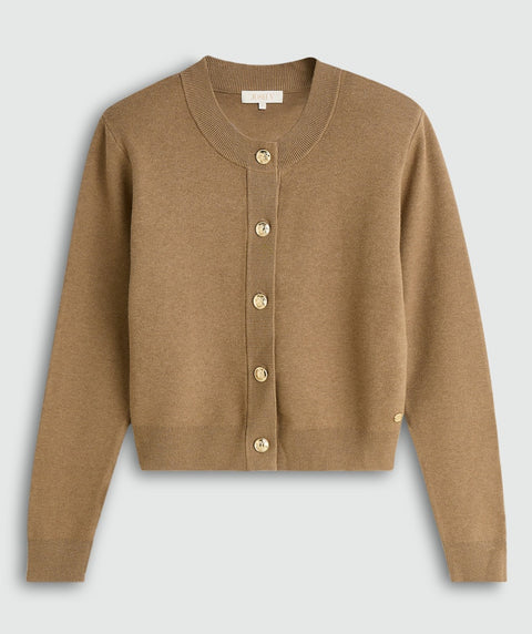 Josh V - JV-2607-0206 - 603 khaki melang / sweater