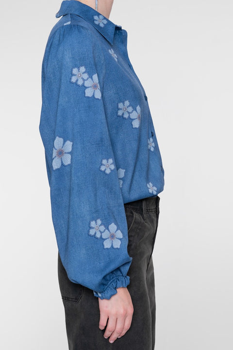 Geisha - 63714-20 - 625 blue / blouse