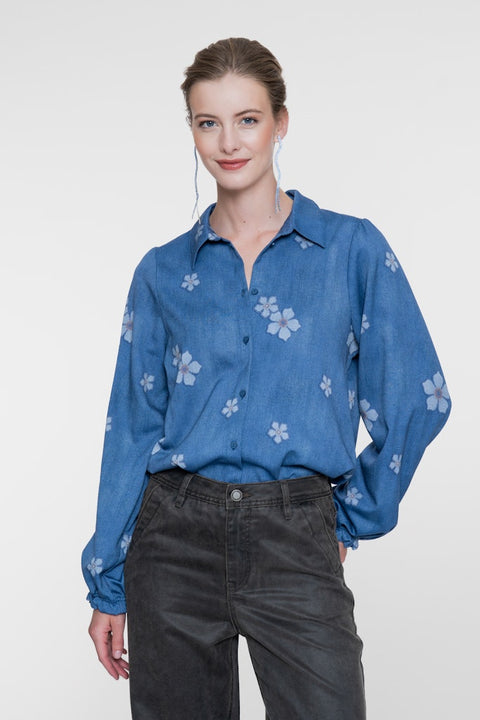 Geisha - 63714-20 - 625 blue / blouse