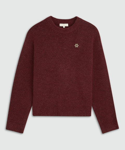 Josh V - JV-2608-0208 - 878 burgundy / sweater