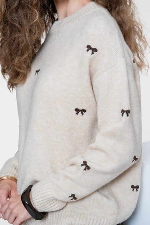 Geisha - 64538-23 - 720 sand/dark br / sweater