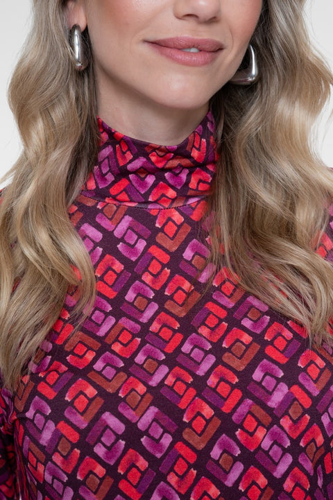 Geisha - 62534-60 - 380 purple/coral / top