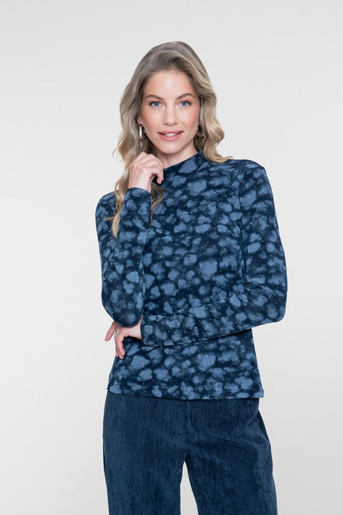 Geisha - 62585-14 - 685 dark blue/si / top