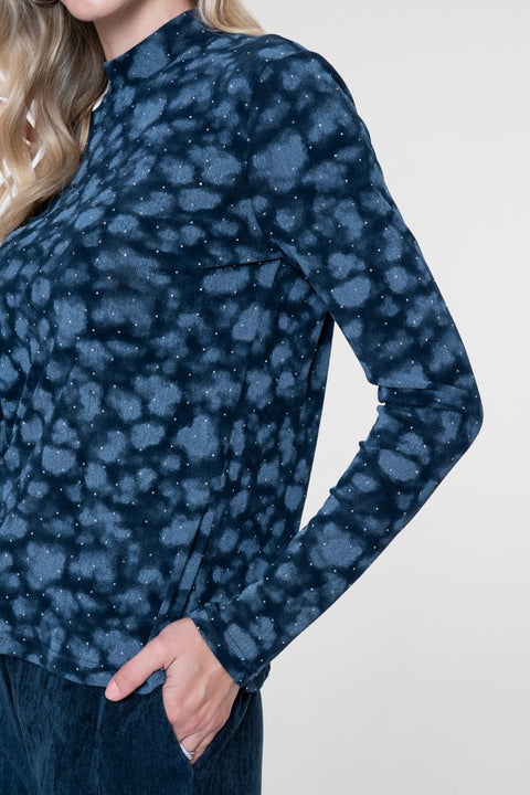 Geisha - 62585-14 - 685 dark blue/si / top