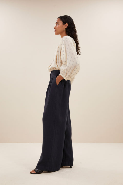 By Bar - Becky dali blouse - 715 Dali blue