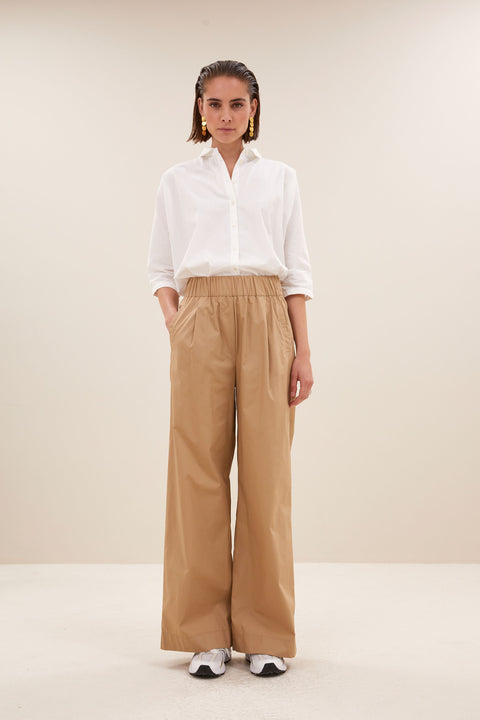 By Bar - Benji poplin pants - 735 Camel