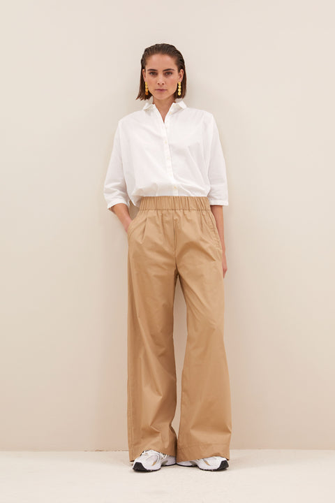 By Bar - Benji poplin pants - 735 Camel