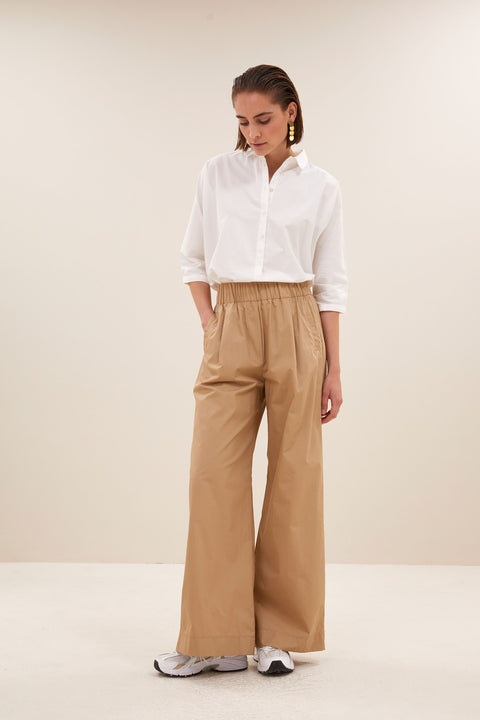 By Bar - Benji poplin pants - 735 Camel