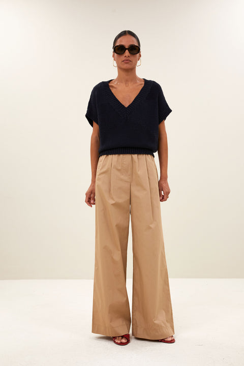 By Bar - Benji poplin pants - 735 Camel