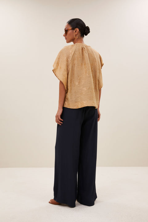 By Bar - Vina jacquard blouse - 771 Desert