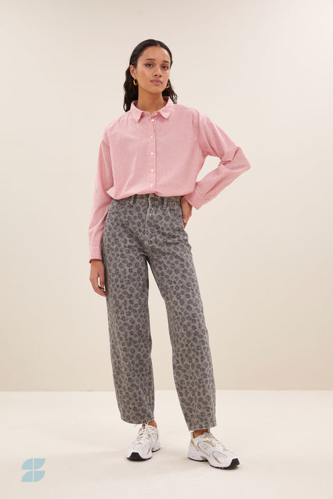 By Bar - Iew grey cheetah pants - 803 Grey cheetah