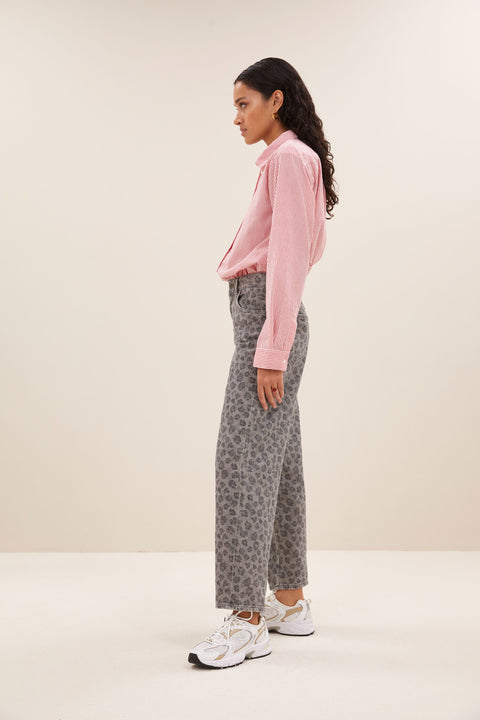 By Bar - Iew grey cheetah pants - 803 Grey cheetah