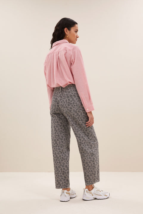 By Bar - Iew grey cheetah pants - 803 Grey cheetah