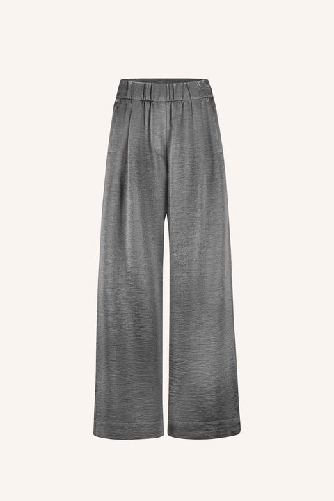 By Bar - Benji metallic pants 25518016 - Metallic silver 804