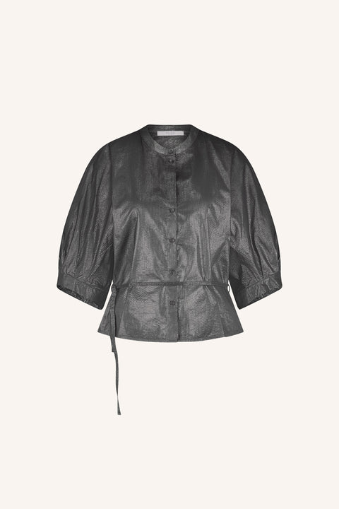 By Bar - Christi silver blouse 25512021 - 810 Silver