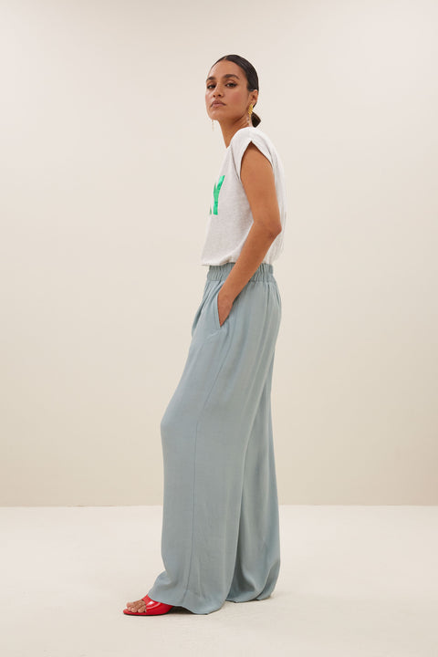 By Bar - Thelma lucky top - Light grey melee 815