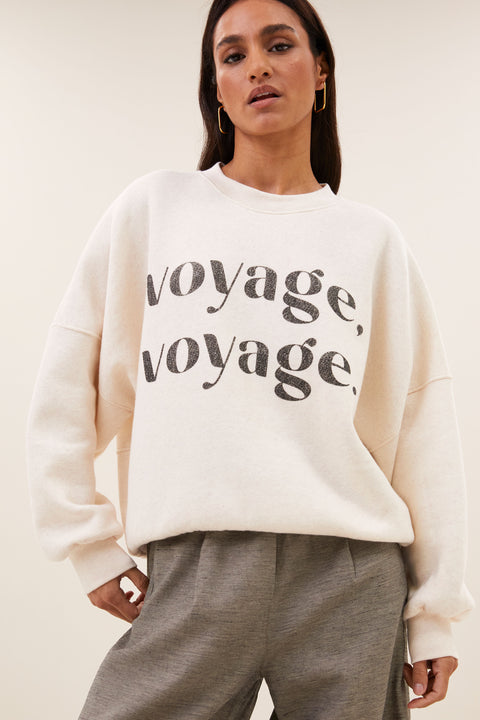 By Bar - Malyn voyage sweater - 826 Oyster melee