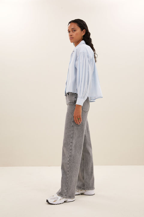By Bar - Lina pants 108022 - 831 Grey denim