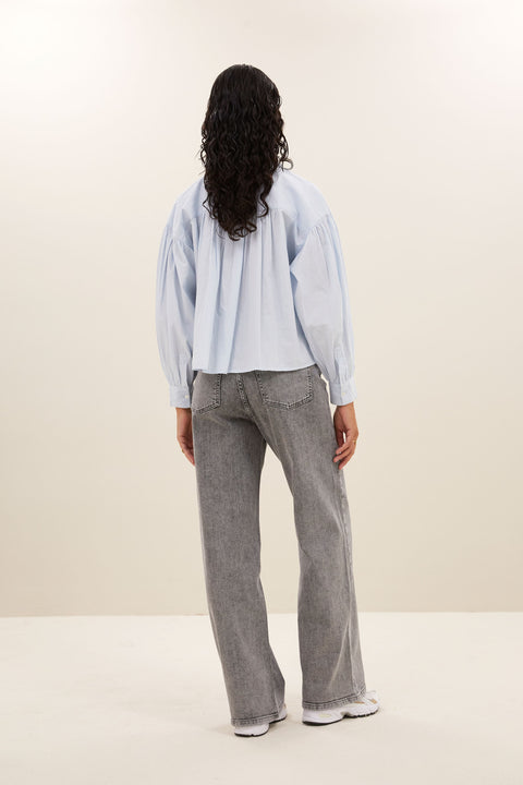 By Bar - Lina pants 108022 - 831 Grey denim