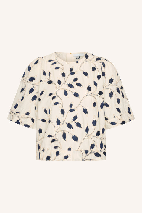 By Bar - Olivia botanic blouse - 856 Midnight