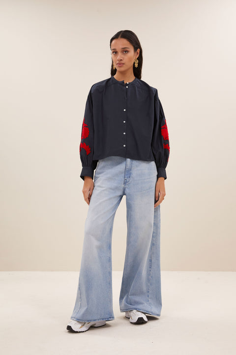 By Bar - Janet blouse 25512063 - 856 Midnight