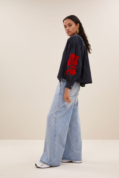 By Bar - Janet blouse 25512063 - 856 Midnight